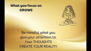 THOUGHTS CREATE YOUR REALITY