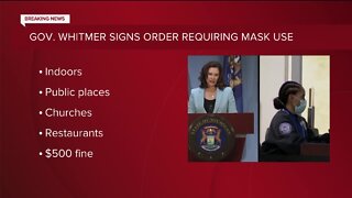 Gov. Whitmer signs order requiring mask use