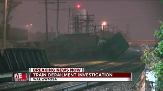 13 train cars derailed in Wauwatosa