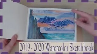 2019-2020 Watercolor Sketchbook Tour