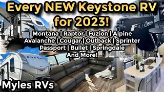 Every NEW 2023 Keystone RV Floor Plan and Updates! SO MANY CHANGES!