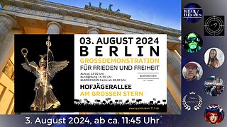 🔵💥LIVE | GROSSDEMONSTRATION BERLIN - FÜR FRIEDEN UND FREIHEIT, #B0308 💥