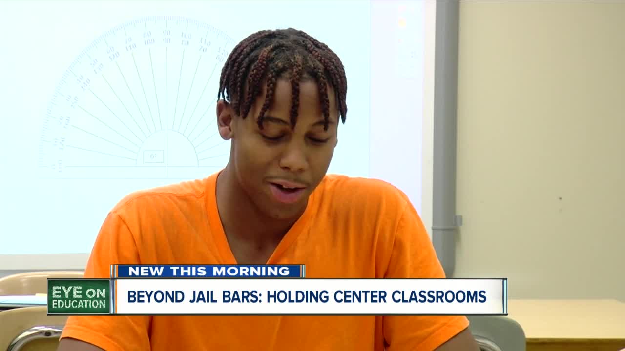 Classrooms ‘behind bars’, Holding Center inmates work toward diploma