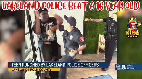 LAKELAND POLICE BEAT AND TASE A 16 YEAR OLD BLACK CHILD ...WHY #LAKELAND