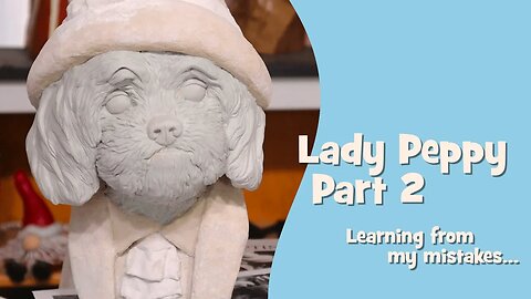 Lady Peppy Shih Tzu Sculpture - Lessons Learned 🐶