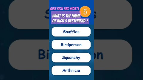 🎬 QUIZ_RICK_AND_morty: What is the name of rick's bestfriend? #rickandmorty #quiz #trivia