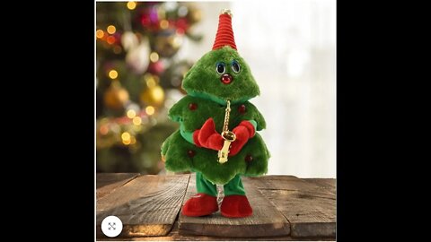 Mini Dancing Christmas Tree Doll Ornaments #shorts