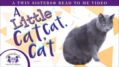 A Little Cat, Cat, Cat - A Twin Sisters®️ Read To Me Video
