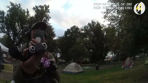 Police Body Camera Footage Shows 2020 Arrest of Oregon Radio Reporter April Ehrlich in Medford Park