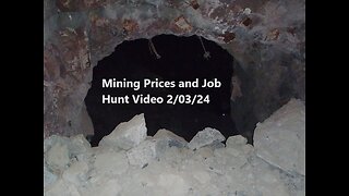 Mining Prices and Job Hunt Video 2/03/24