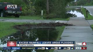 Excess rainfall leaving parts of Punta Gorda flooded - 6:30am live report