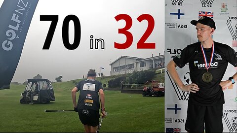 Jamie Reid - Shot 70 in 32 Mins - New Zealand Speedgolf Open - Round 1
