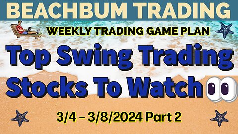 Top Swing Trading Stocks to Watch 👀 | 3/4 – 3/8/24 | APLY MP BOIL FNGD LABD LTC WEAT MSB IAC & More