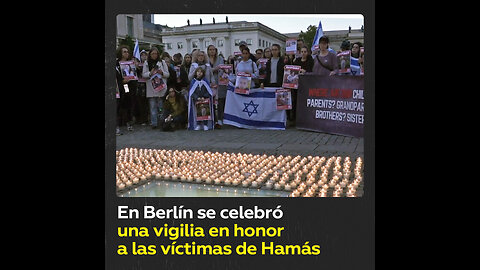 Decenas de personas honran en Berlín a las víctimas de los atentados de Hamás