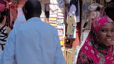 Stonetown,Zanzibar,Tanzania: Market/Residential backalleys, across Darajani Market