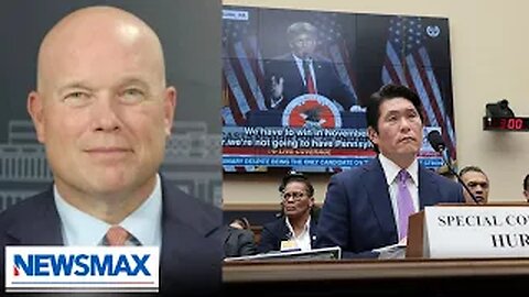 Matthew Whitaker: Robert Hur hearing is political theatre | American Agenda