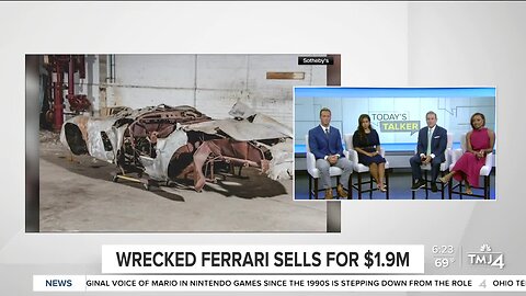 Today's Talker: 1954 Ferrari sells for $1.9M, Loyola Chicago's good-luck charm turns 104
