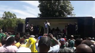 SOUTH AFRICA - Durban - Jacob Zuma addresses his supporters (Videos) (mgv)