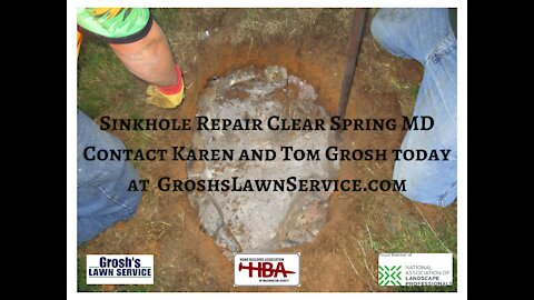 Sinkhole Repair Clear Spring MD Landscaping Contractor