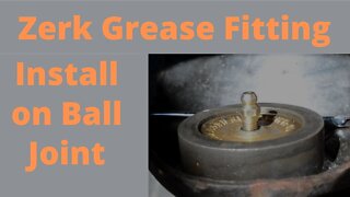 Zerk Grease Fitting Installation