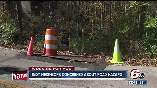 Neighbors concerned about untimely repair of northeast side road hazard