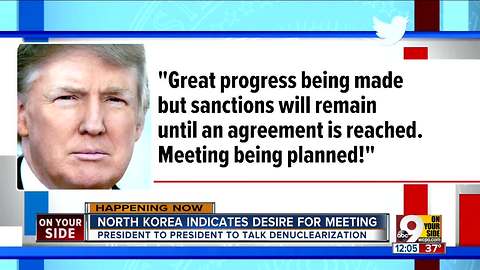 North Korea indicates desire for meeting