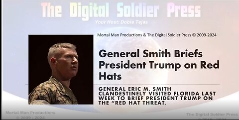 General Smith Briefs PRESIDENT TRUMP on the Red Hat Vigilantee Situation