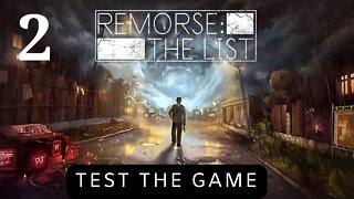 Remorse The List Remorse The List Gameplay Walkthrough No Commentary | Testing The Game Part2