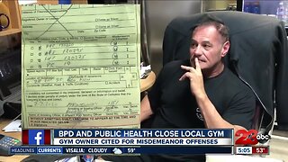 Bakersfield gym owner forced to close door by Bakersfield Police and Kern County Public Health