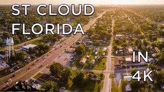 Spectacular 4K drone footage of St. Cloud, Florida