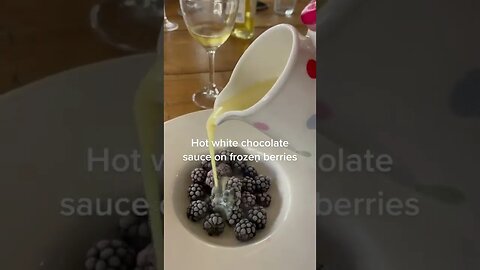 Frozen Berries And White Chocolate Dessert tiktok secretsuppersociety