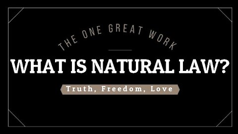 What Is Natural Law?