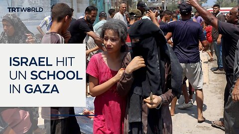 Israeli airstrike hits UN school in Gaza's Deir al-Balah| RN ✅