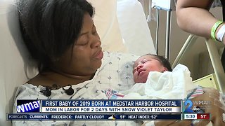 Baltimore welcomes its first baby of 2019