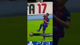 Neymar Goal & Celebration- FIFA 17 PS3 #shorts