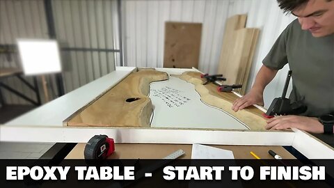How To Build EPOXY TABLE | START TO FINISH