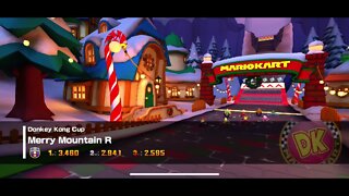 Mario Kart Tour - Merry Mountain R Gameplay & OST