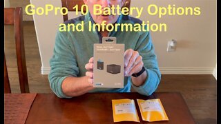 GoPro 10 Battery Options and Information