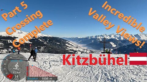 [4K] Skiing Kitzbühel KitzSki, Crossing Complete with Incredible Views Part 5, Austria, GoPro HERO11