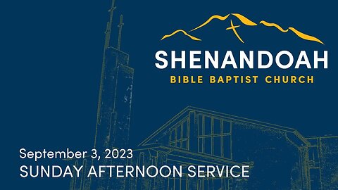 9-3-2023 Sunday Afternoon Service
