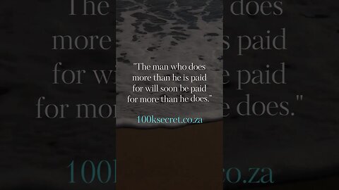 The man who does more than he is paid for. #quotes #shorts