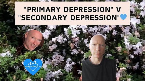 "Primary Depression" v "Secondary Depression"💙