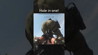 Hole in one 👌🏻😂