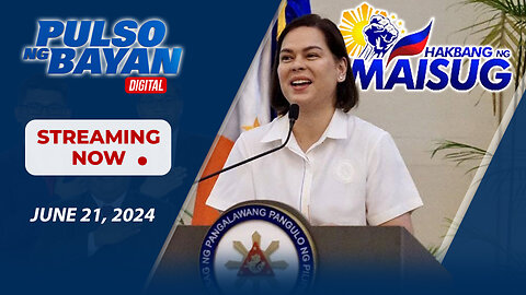 LIVE | Pulso ng Bayan kasama sina Atty. Harry Roque, Admar Vilando at Jade Calabroso | June 21, 2024