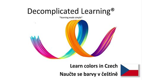 Learn colors in Czech