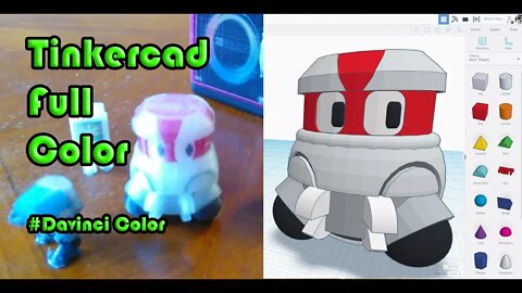 Full Color 3D printing in Tinkercad