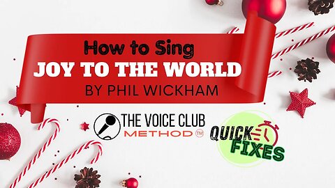 How to Sing Phil Wickham Joy to the Word- Better-FASTER!