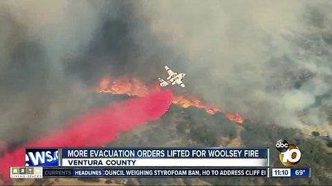 More evacuation orders lifted for Woolsey Fire