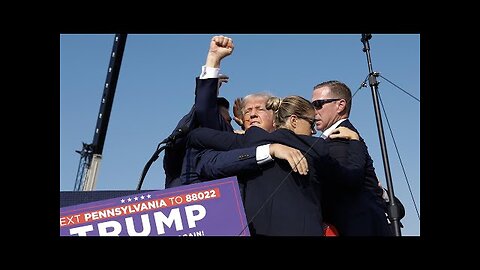 Former President Trump rushed off stage by secret service at Pennsylvania rally