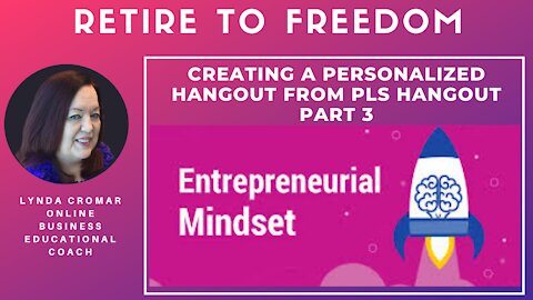 Creating a Personalized Hangout From PLS Hangout Part 3
